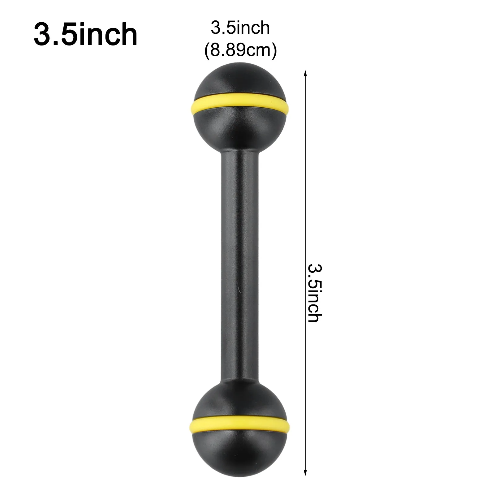 Efficient Diving Photography Light Pole with Double Ball Head for Enhancing Underwater Camera and Flashlight Setup