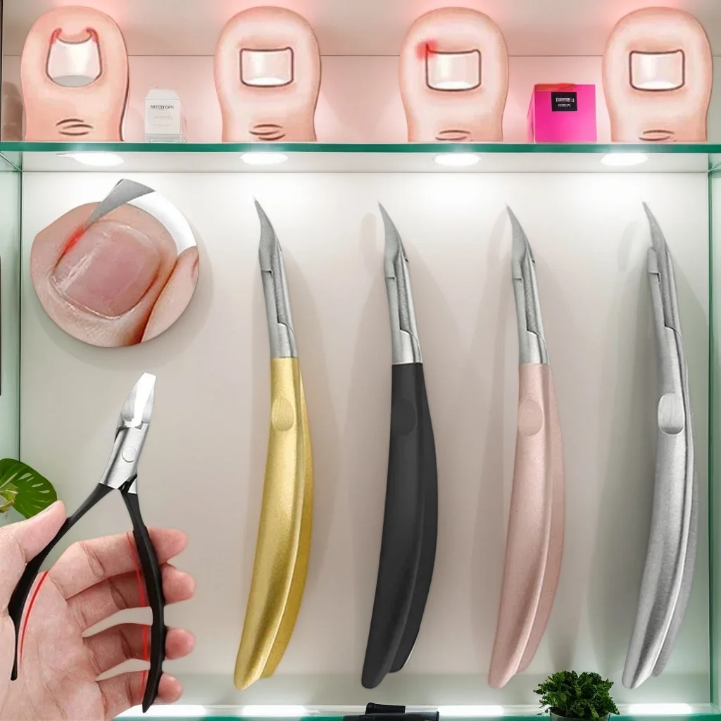 

Surgical Nail Clipper Set - Precision Cuticle Nipper & Ingrown Toenail Scissors