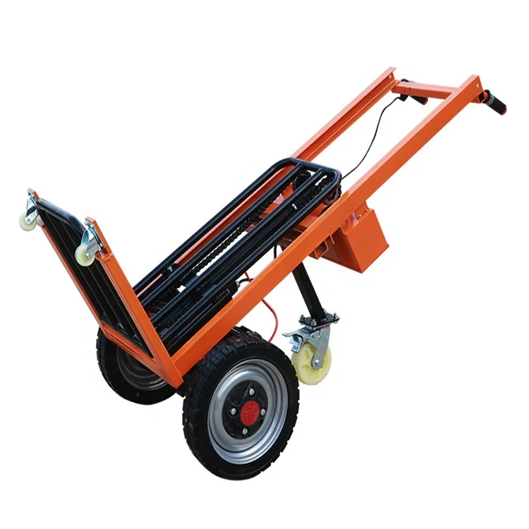 

Customizable 300KG Semi Fully Electric Tiger Truck Hydraulic Lift For Warehouse Construction Site Hand Push Trolley