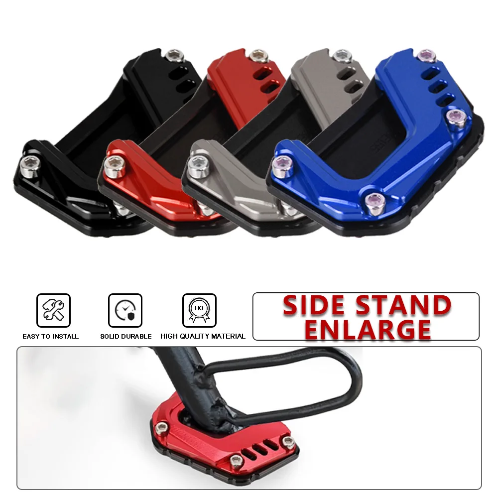 

For Peugeot DJango 150 Motorcycle CNC 2021 2022 2023 Aluminium Foot Side Stand Enlarge Kickstand Extension Pad Shelf Universal