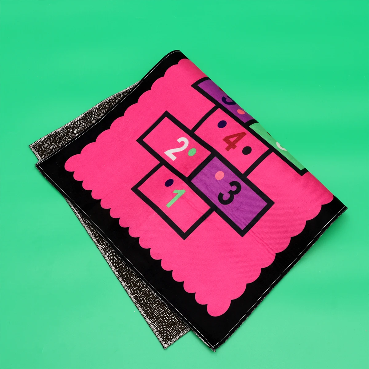 

1Pcs Girl Heart Floor Mat Cartoon Pattern Indoor Outdoor Playroom Bedroom Living Room Carpet Educational Floor Pad Pink