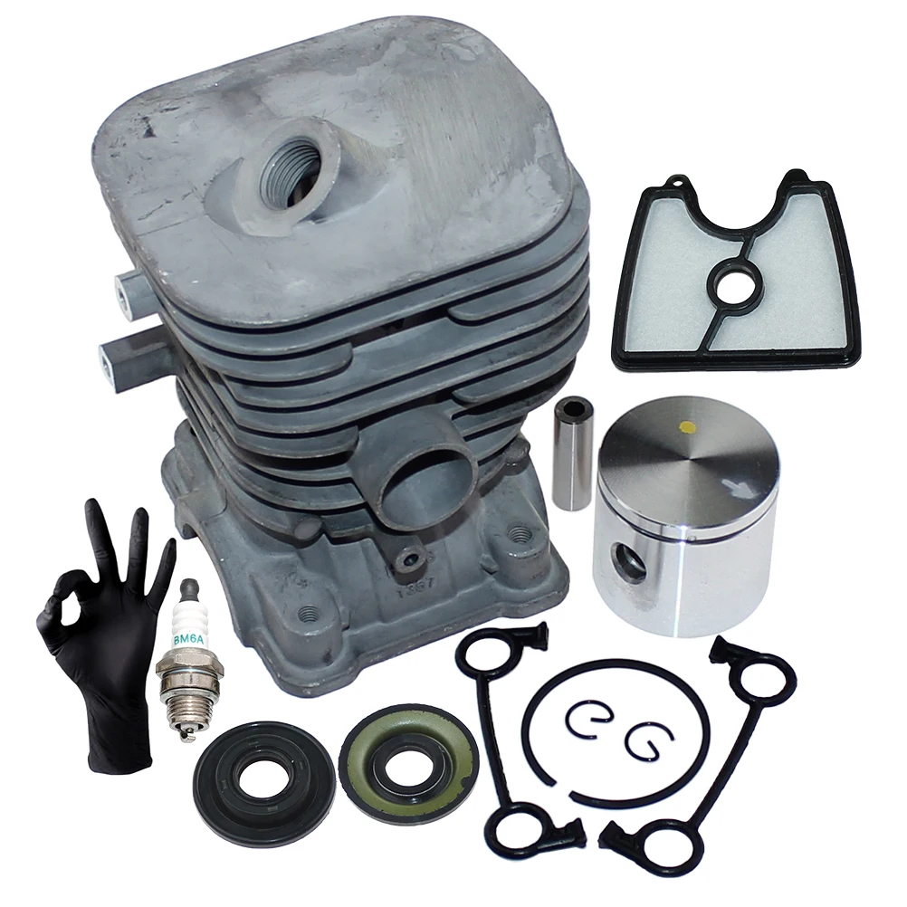 Cylinder & Piston Kit For Husqvarna 125B 125BX 125BVX Jonsered B2126 BV2126 RedMax HB280 HB281 Craftsman 358794810 358794811