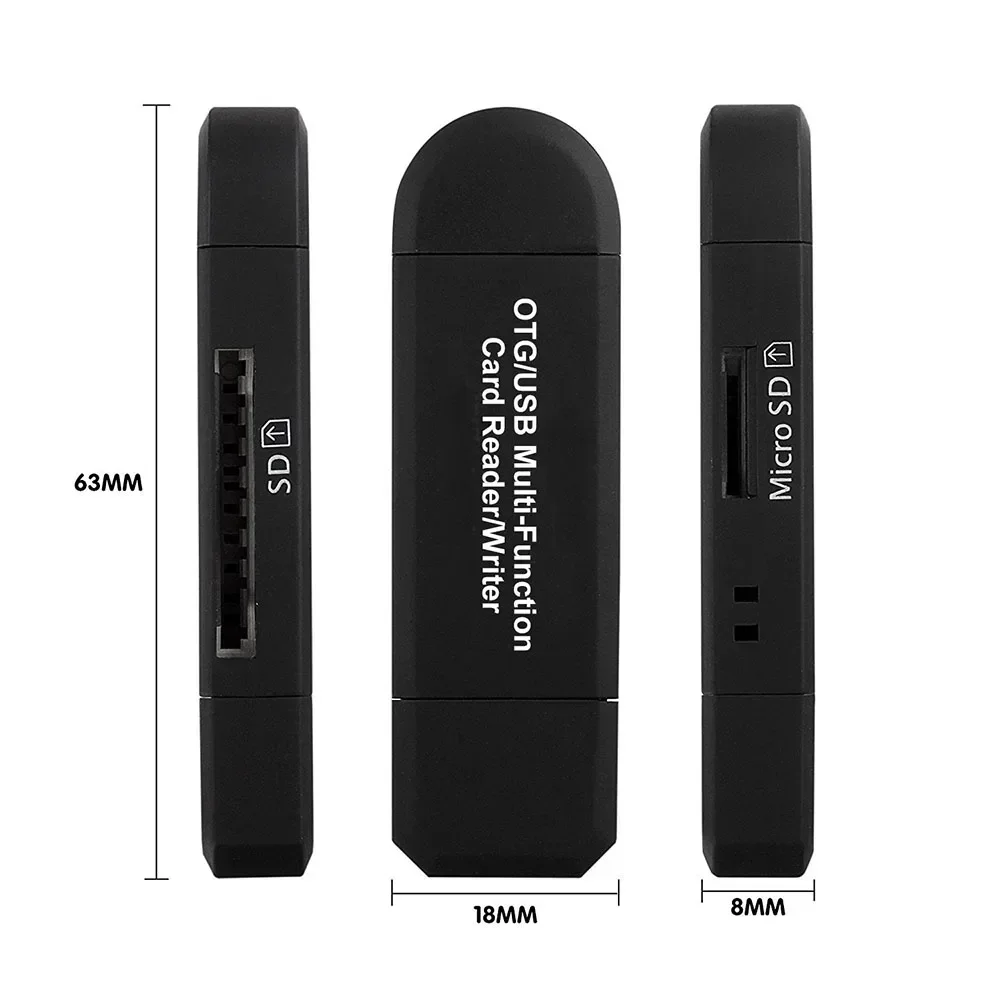 Nworld высокоскоростной USB 2.0 флэш-накопитель OTG адаптер для чтения карт универсальный OTG TF/SD E Reader для аксессуаров для ноутбуков с Micro sd