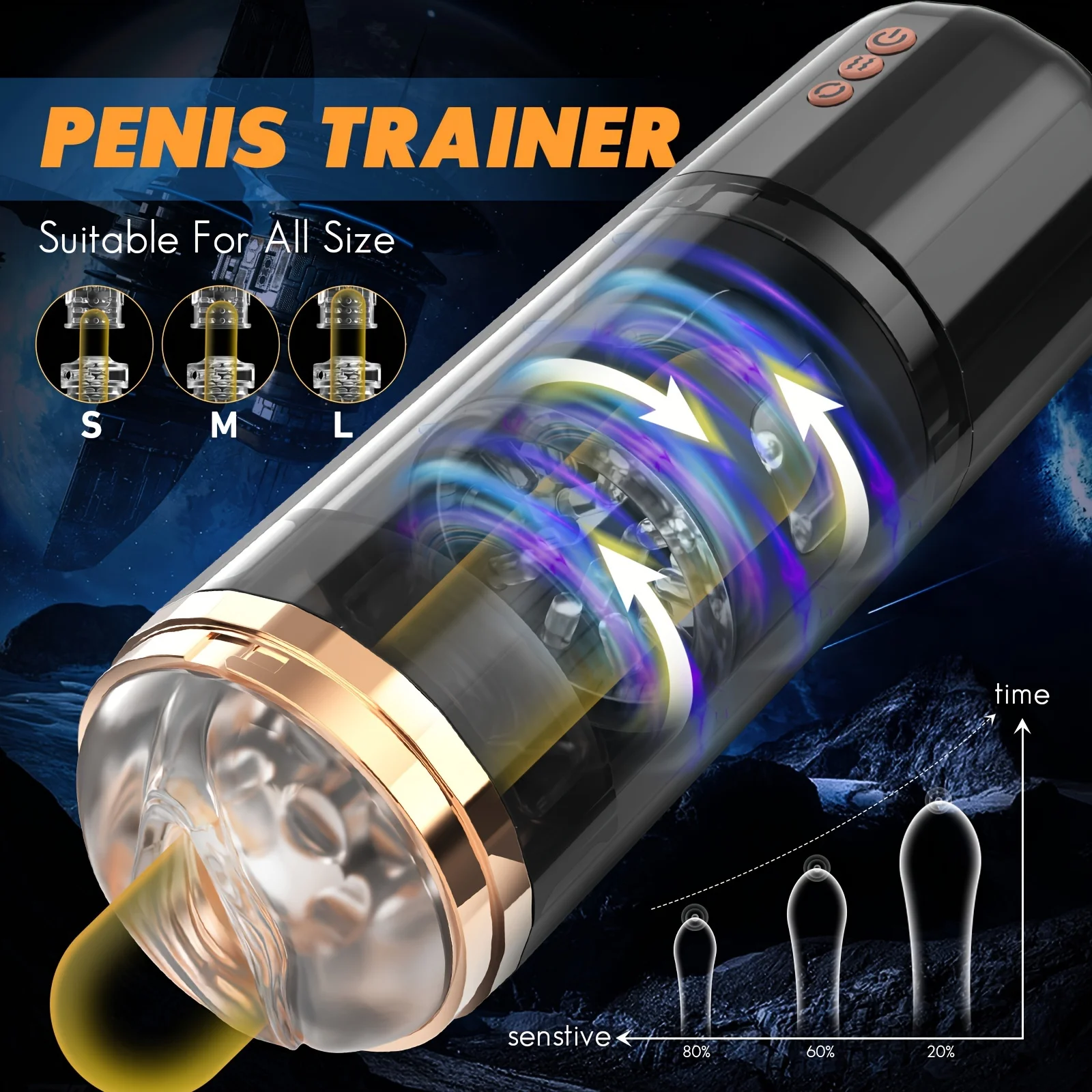 Telescopic Rotation Male Masturbator Vagina Masturbation Equipment Sex Toys for Men Goods for Adults Piston Automatic Mastubator