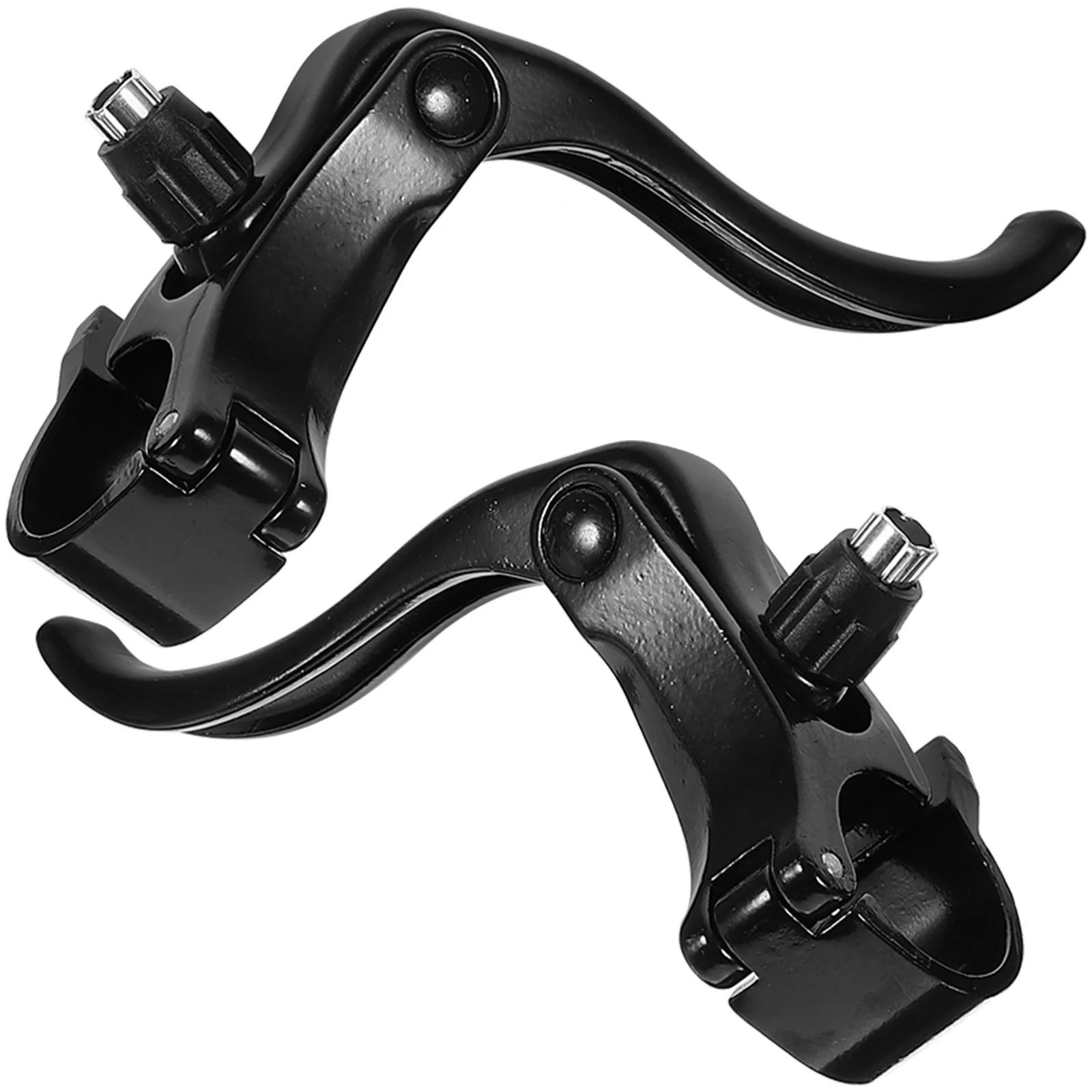 

1Pair Brake Handles Fixed Gear Brake Levers High Hardness Aluminum Alloy Lightweight Durable Fit 22.2mm 24mm Easy Install Bike