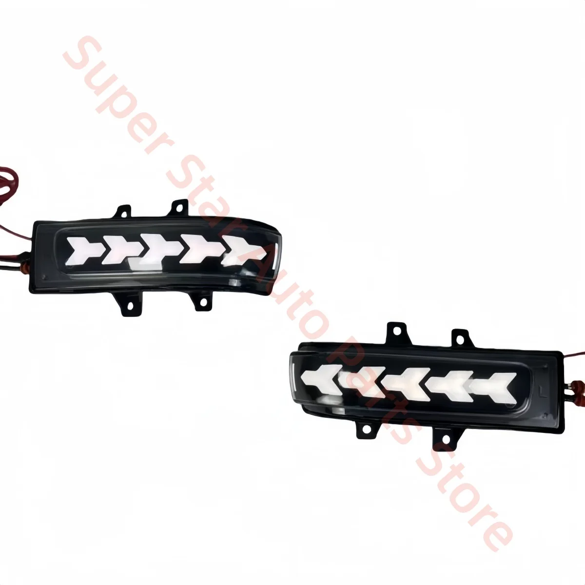 For Toyota Alphard/Vellfire 20 Series /Sienna LED rearview mirror flowing light Two-color turn signals Upgrade Car decoration