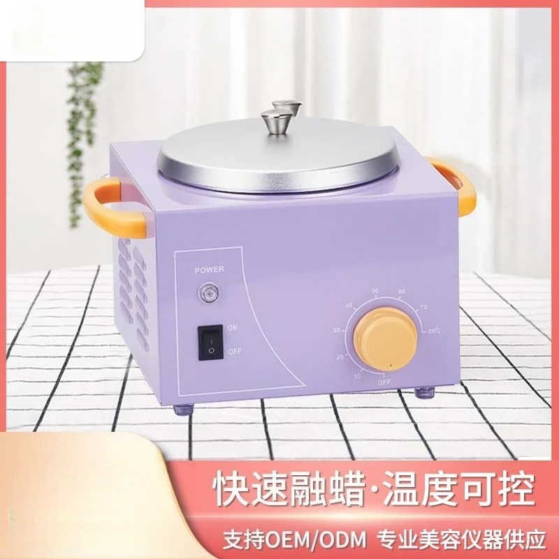 Adjustable Temp Single Dual Pot Wax Melter Hand Paraffin Heater For Beauty Salon Wax Therapy Use