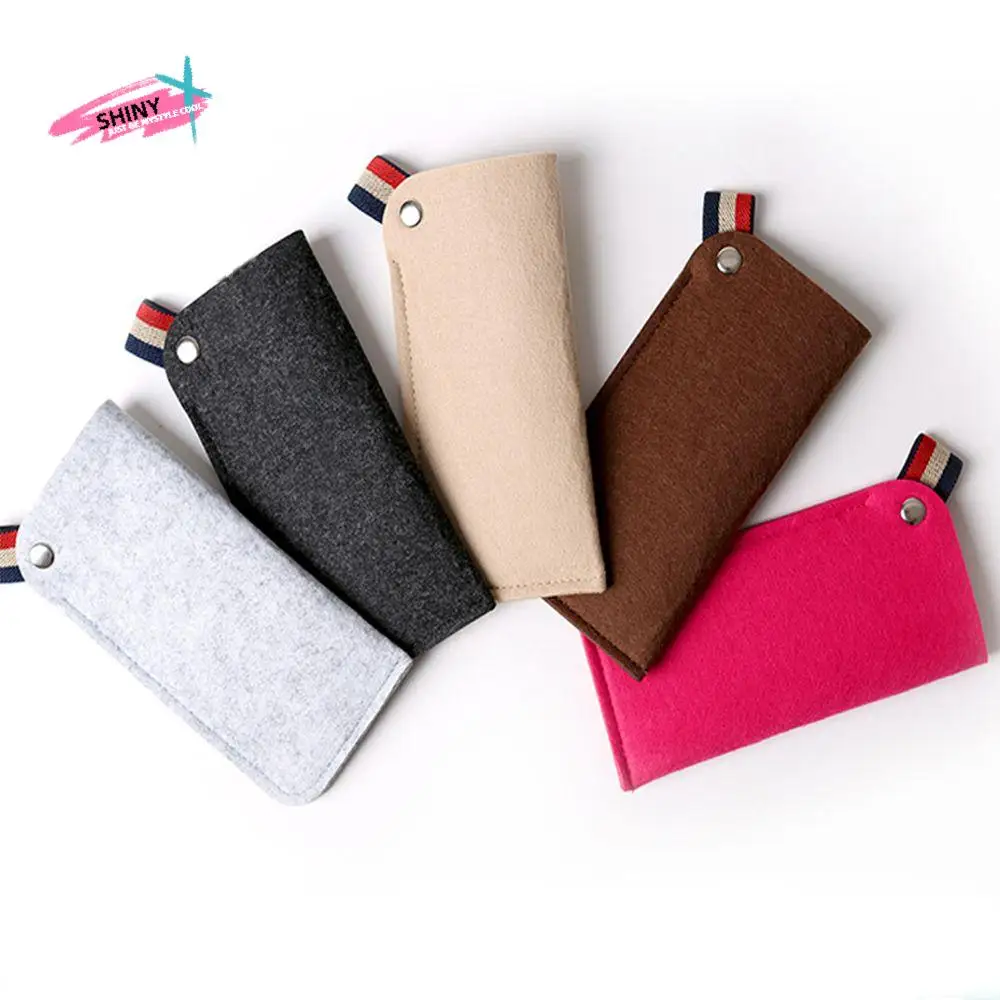 

Soft Phone Bag Felt Cloth Accessories Sunglasses Portable Sunglasses Bag Glasses Box Glasses Storage Glasses Bags