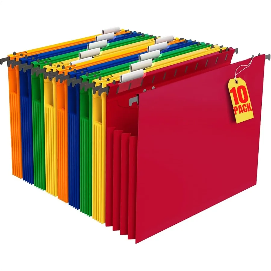 

Hanging File Folder Hanging File Pocket Expandable Hanging File Folder Letter Size Assorted Color 10 Pack 10