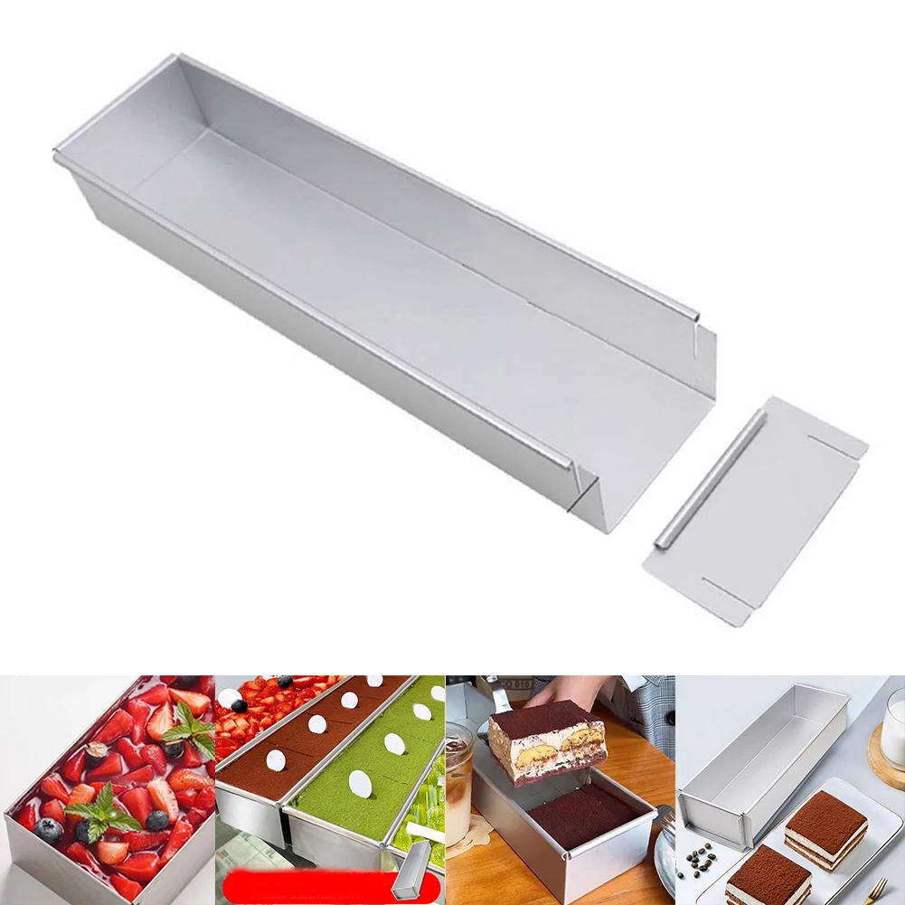 

Reusable Baking Pan Bread Mould Baking Bread Loaf Pan Aluminum Alloy Rectangle Non-stick DIY Cake Bakeware Mold For Kitchen