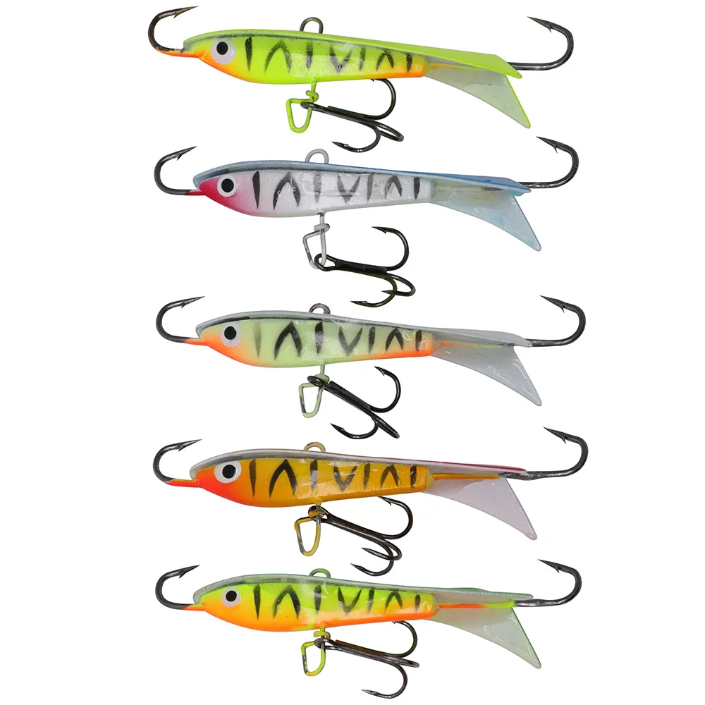 3/5pcs Winter Ice Lure,6cm 9g,Balancer Jig,Jigging Bait,Hard Bait,Wobblers Trollong Lure for Saltwater Pesca Bass Pike Trout