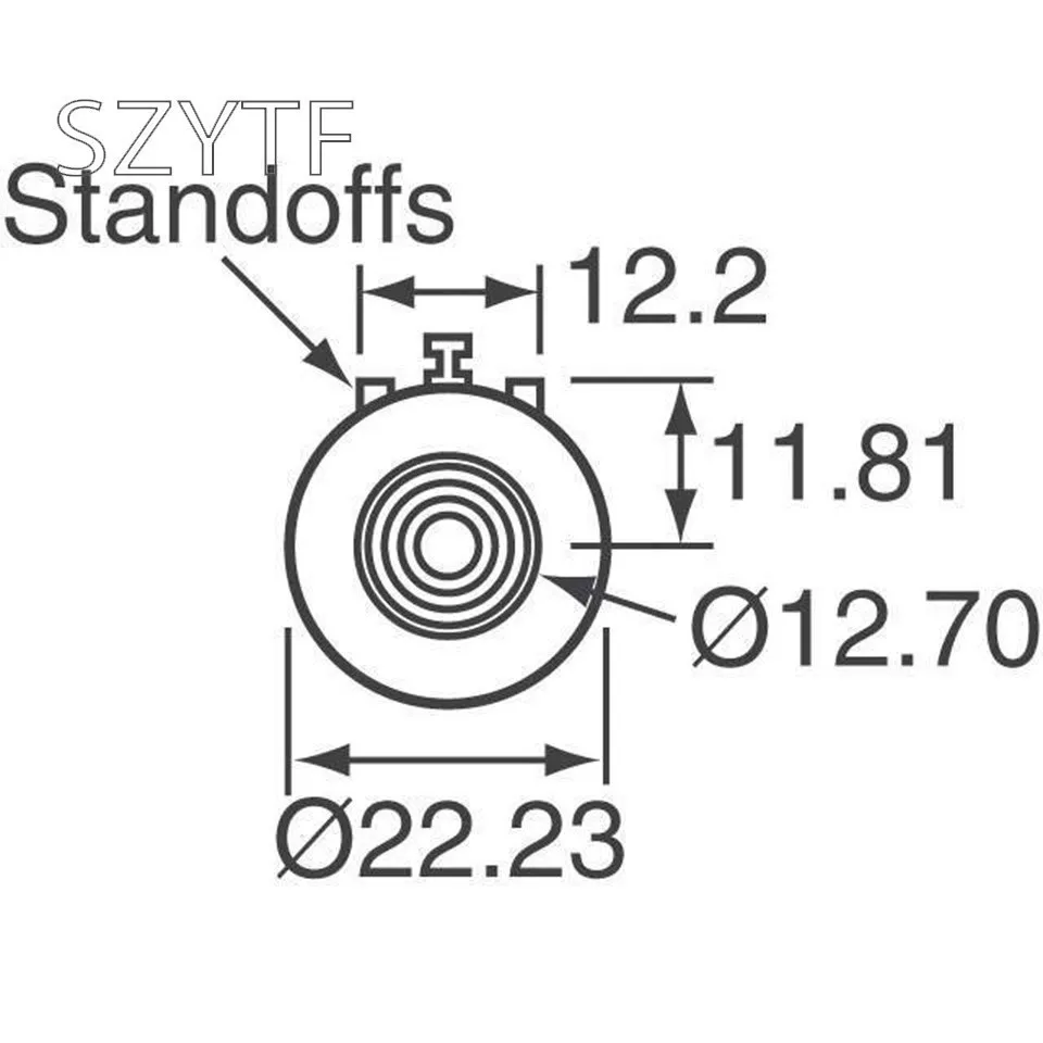 3590s-2-103 1K 2K 5K 10k 20K 50K 100K 100R 200R 500R präzision multi-drehen potentiometer qualität einstellbaren widerstand – Detail 1