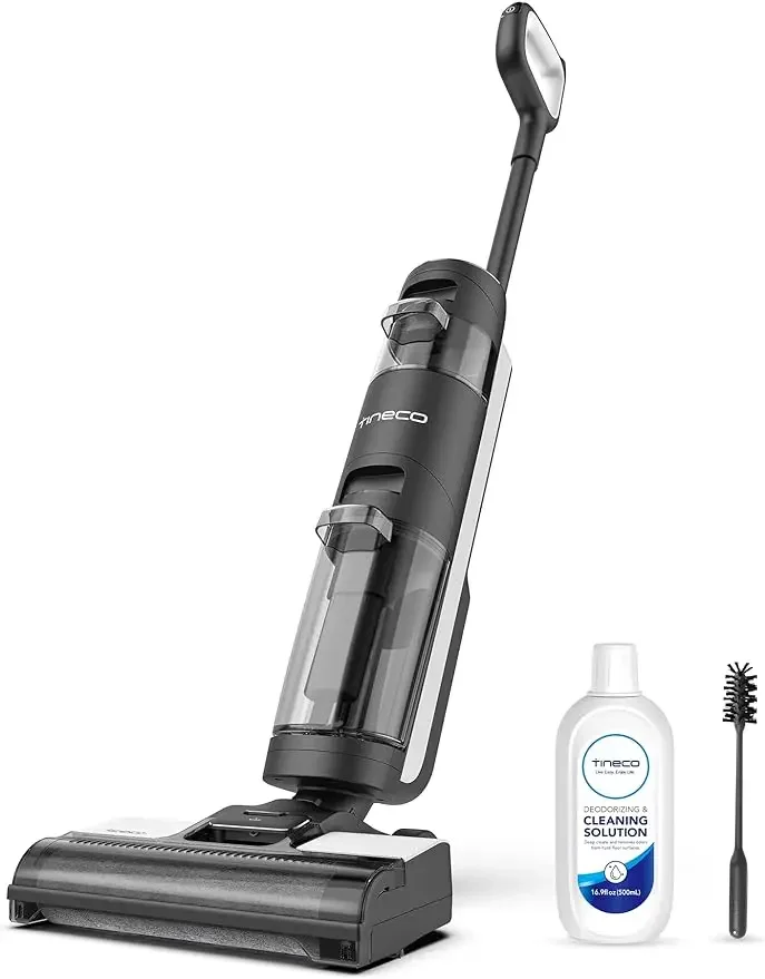 

Cordless Hardwood Floors Cleaner, Lightweight Wet Dry Vacuum Cleaners for Multi-Surface Cleaning with Smart Control System