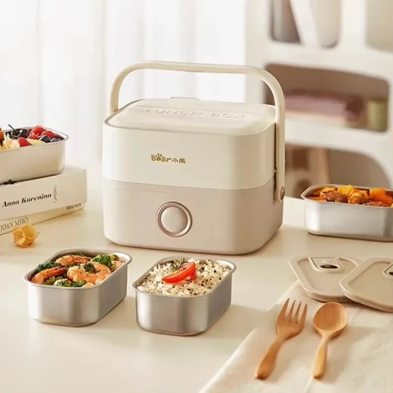 

Portable steaming and heating lunch box for office workers to bring their own meals, electric lunch box, insulation plug-in