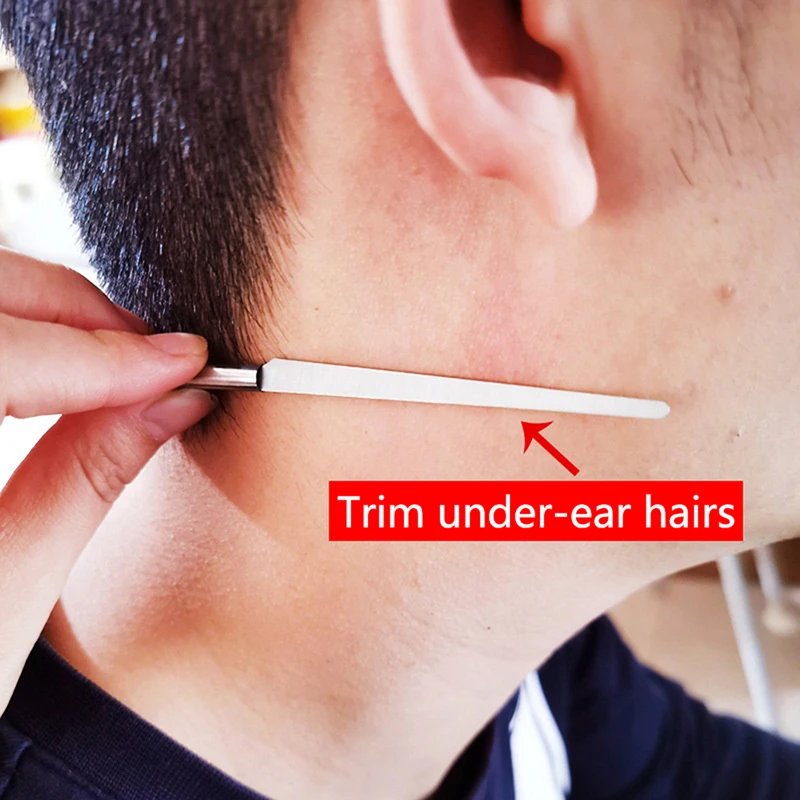 TDiePf Ear Scraper Ear Hair Scraper Stainless Steel Cloud Knife Ear Wax Removal Tool Ear Picking Tool Ear Scoop Ear ShavingTool