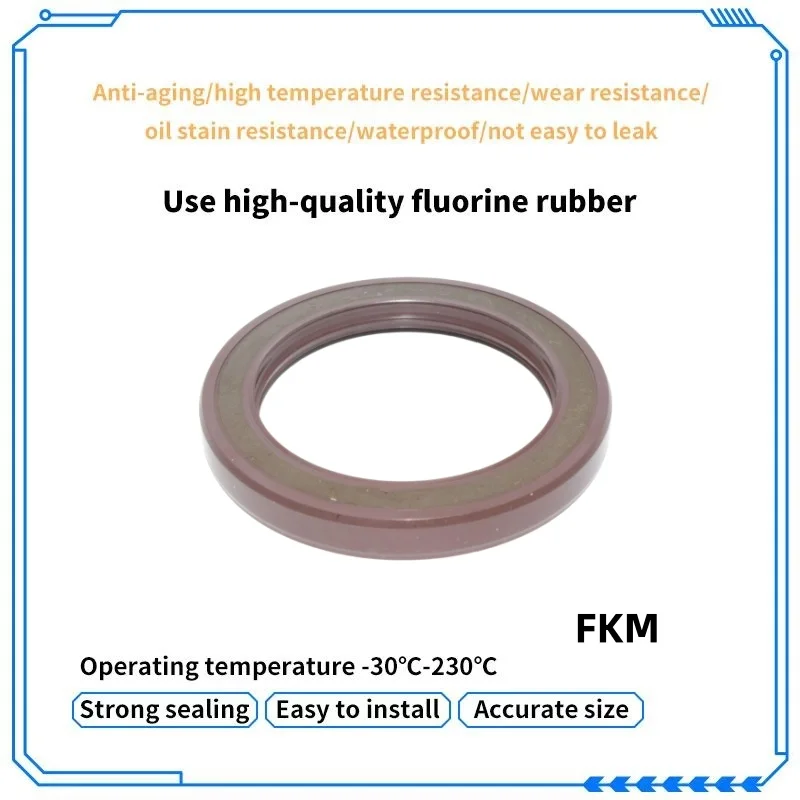 

FKM high-pressure oil seal 50*68*8/8.5mm BAB3SI hydraulic pump seal motor oil seal anti-aging and anti-corrosion