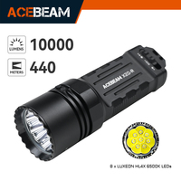 ACEBEAM Tactical Flshlight X20-R Output SFT-25R LED 8000 Lumen 645 Meters With A Tail Toggle Switch USB-C Charging Torch
