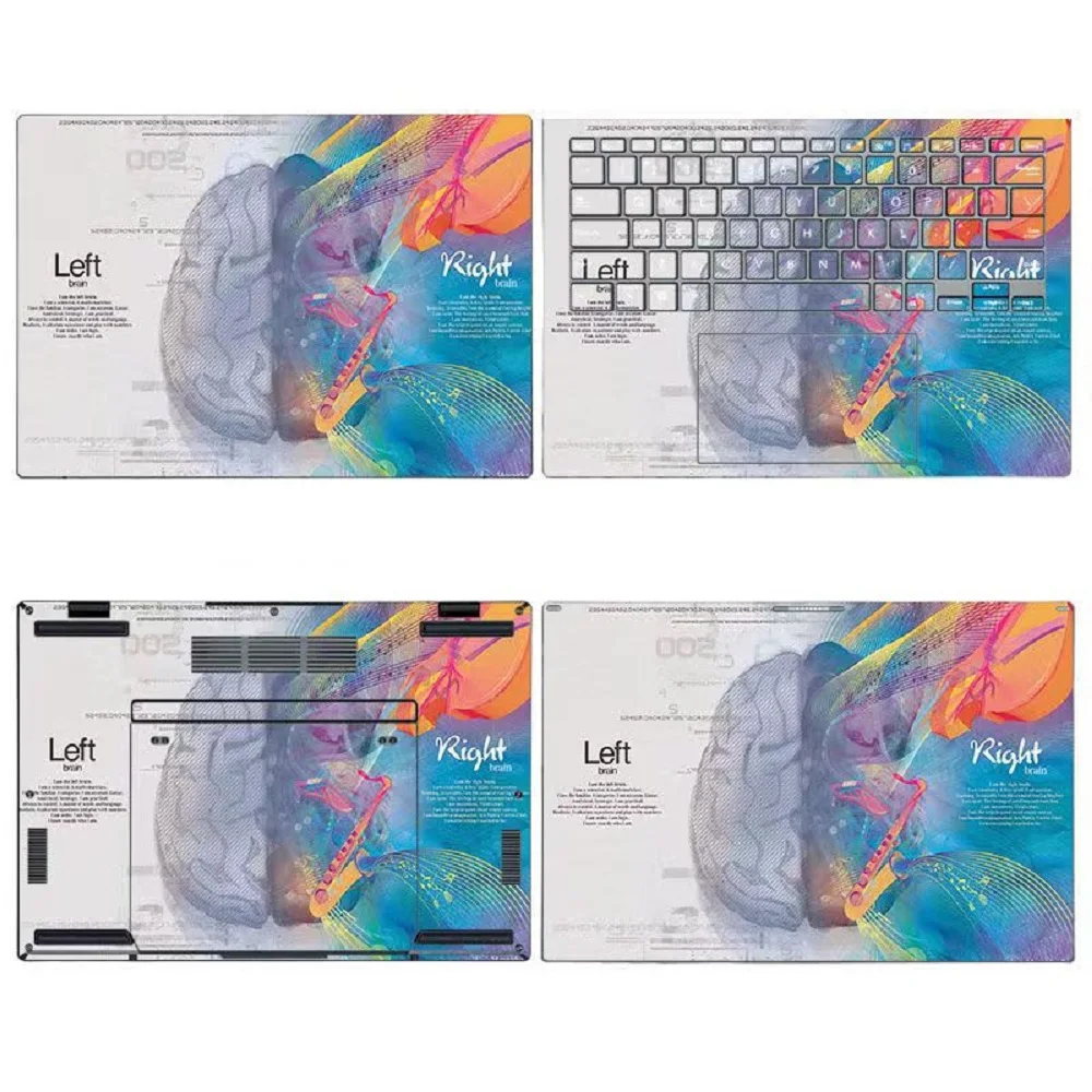 Wstępnie wycięta naklejka winylowa odporna na zarysowania dla ASUS Zenbook Duo (2024) UX8406 UX8406M
