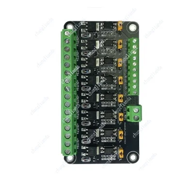 8-Channel MOS tube module MCU PLC amplified field effect drive tube optocoupler isolation PWM control lamp with switch