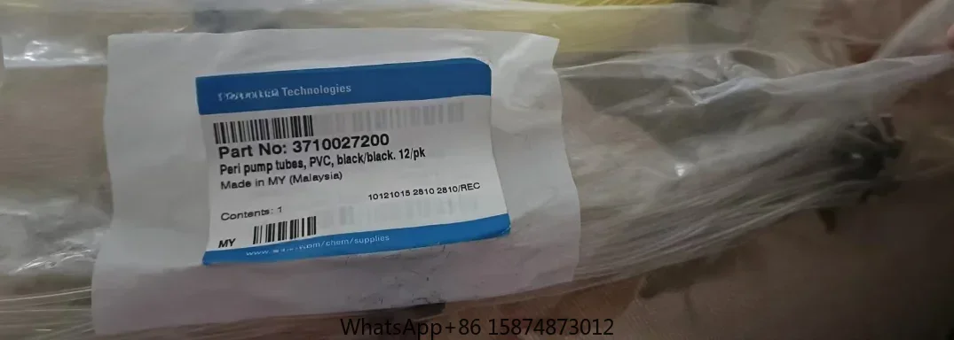 For Agilent 3710027200 Injection Pump Peri Pump Tubes Black 12/PK Tube For Agilent/Varian ICP-700 Series New Unopened 1 Piece