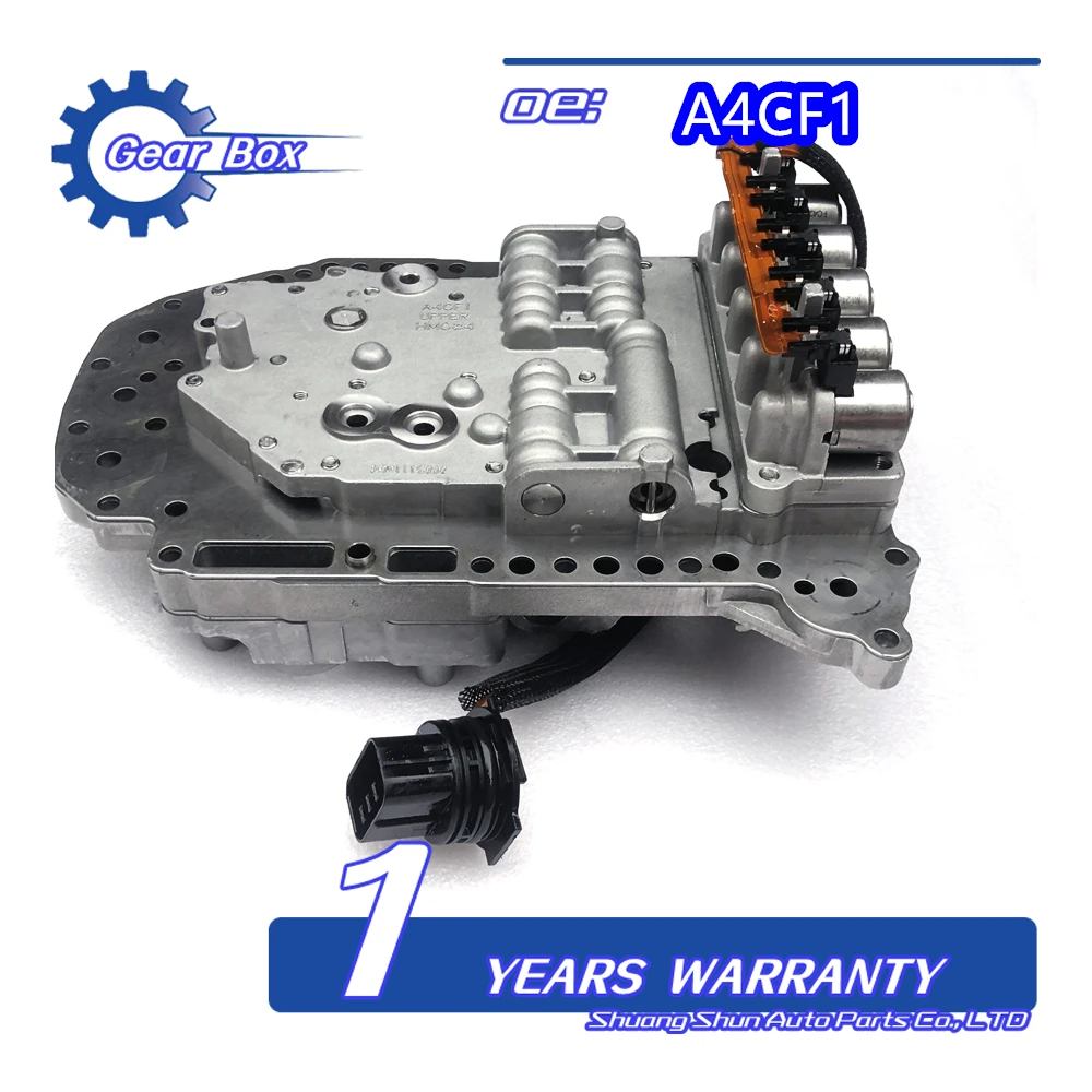 Brand New A4CF1 Automatic Transmission Valve Body With Solenoid For Hyundai Kia Spectra 4-Speed L4 1.4L 1.6L 2.0L