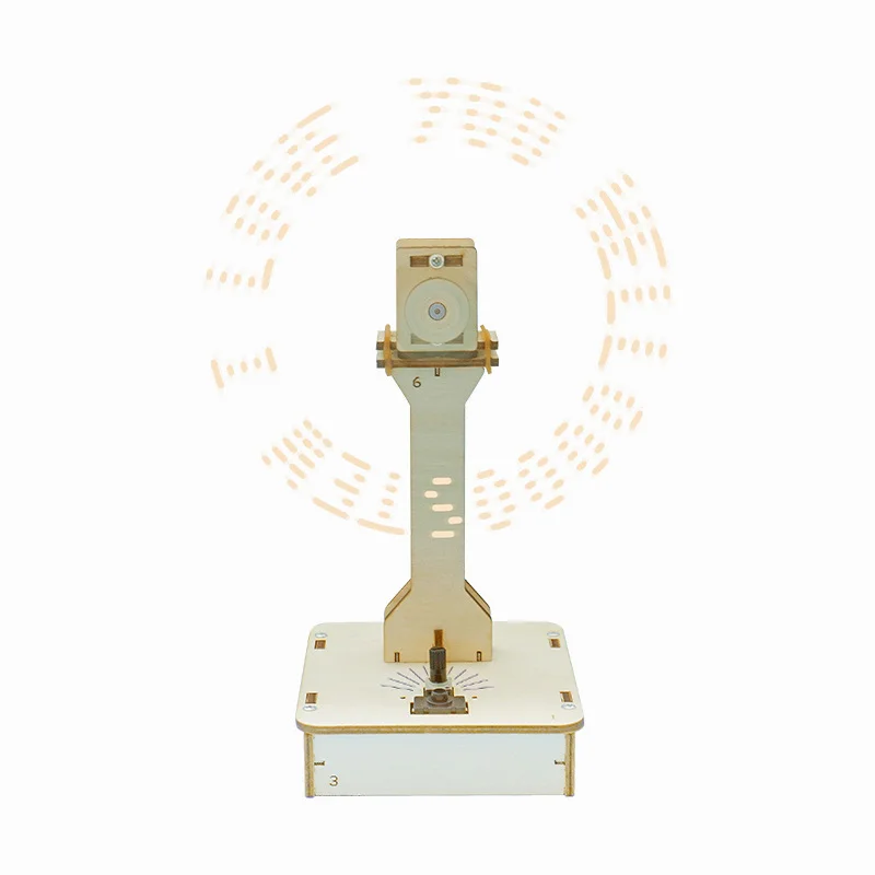 

Набор для самостоятельной сборки: Вращающийся 3D-дисплей для визуализации и запоминания, научные игрушки, физический экспериментальный набор, развивающие игрушки, школьные принадлежности