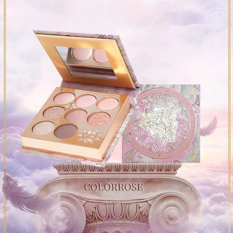 

Colorrose New 8-color Eyeshadow Palette Long-lasting Easy To Color Matte Pearl Blush Highlight Makeup Palette Glitter Eyeshadow