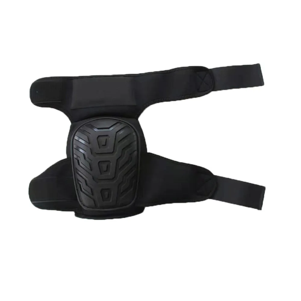 Knee Pads for Work with Improved Adjustable Thigh and Shin Double Straps, Heavy Duty Shell, Soft Foam Padding and Gel Cushion