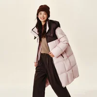 Semir Down Jacket Women Long Length Waterproof Oil-proof Stain-proof 2026 New Winter Detachable Hooded Winter Clothing Coats 6