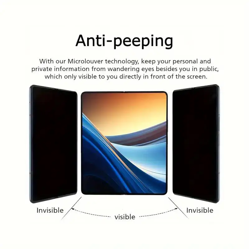 Anti-Spy Peeping For Samsung Galaxy Z Fold 2 3 4 5 Privacy Hydrogel Film Soft External Inner Screen Protector