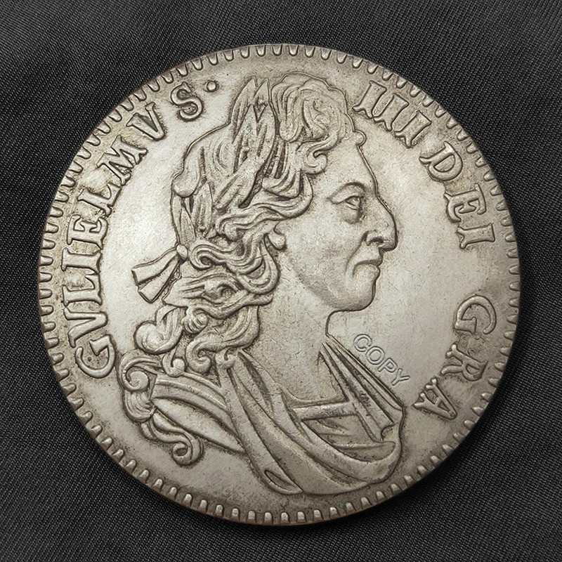 1700 William III antique commemorative coin from England, suitable for collecting medal，replica original coin，home decor，gift