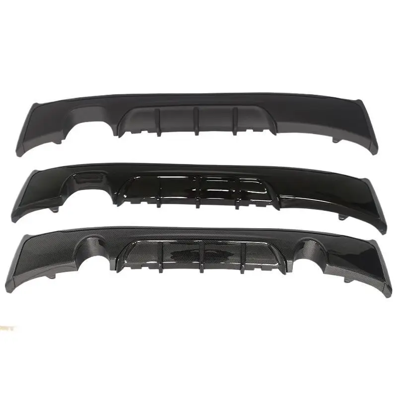 

Подходит для BMW 2 серии, задняя губа F22 к MP, яркая черная задняя губа, карбоновый узор, четыре задних спойлера, двойная задняя губа