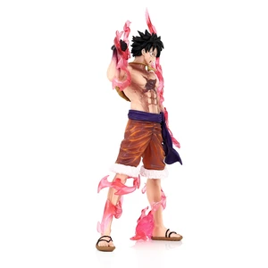 Mainan Figur Anime Luffy One Piece Monkey D Luffy Koleksi Figurine Aksi PVC Ceri Mengalir Boneka Hadiah Ulang Tahun Anak-anak 10 set figur aksi one piece penjualan terbaik - №
