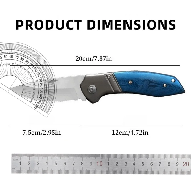 Hardness camping survival folding knife portable mini knife stainless steel sharp knife