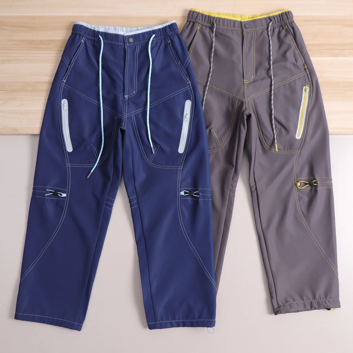 

Outdoor Sport Breathable Quick Dry Trousers with Drawstring And Cuffed for Men And Women Casual Straight Leg Pants