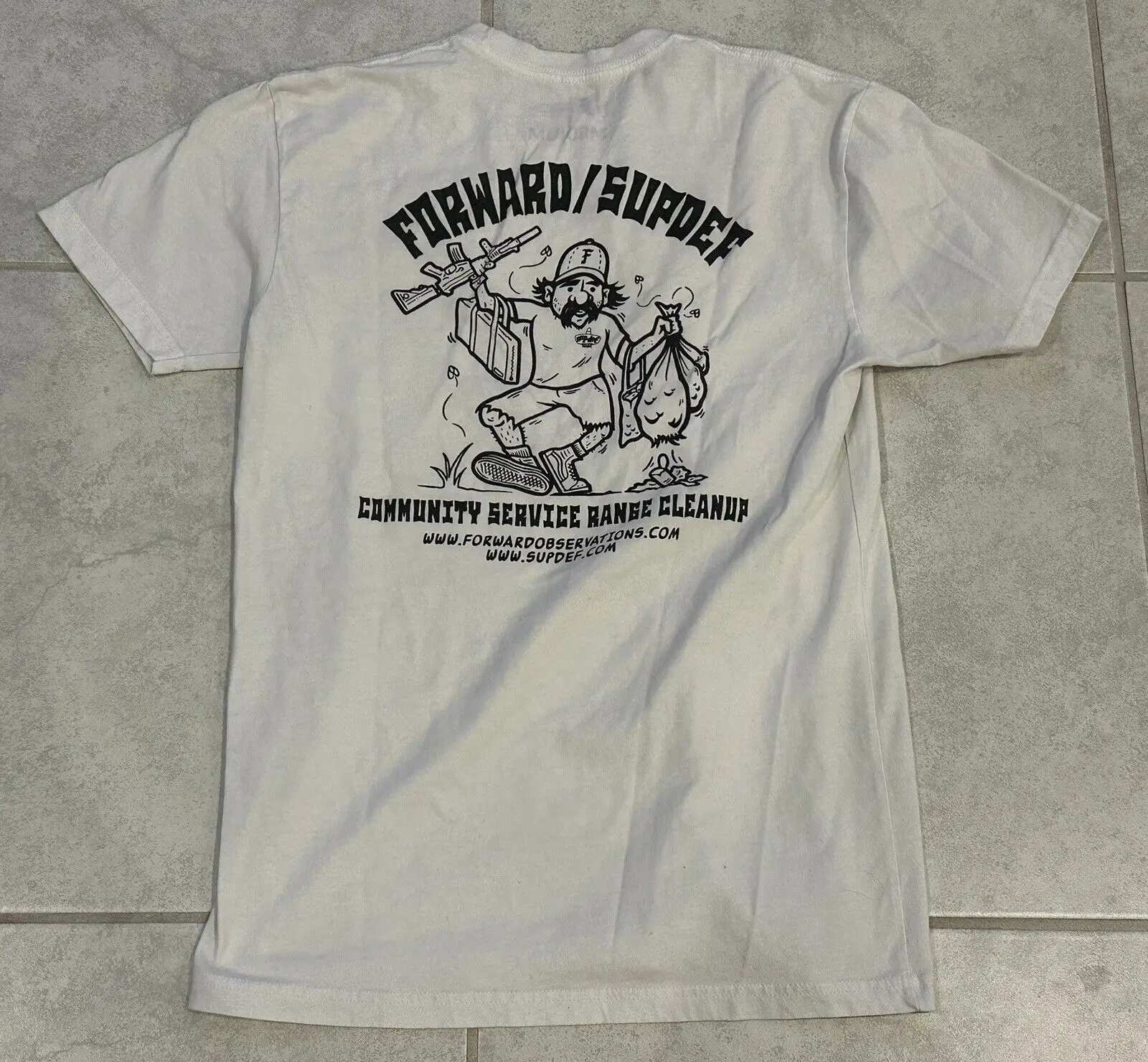 Forward Observation Group Superior Defense Shirt Trash Services Medium Shirt