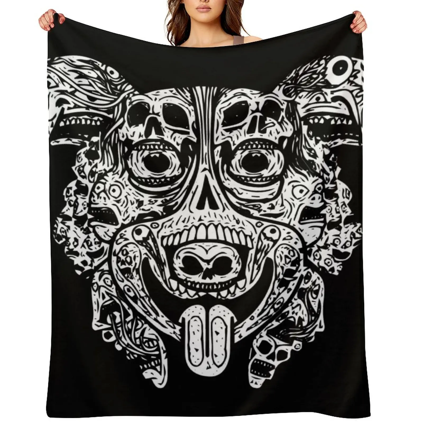 

Mr. Pickles - 03 Throw Blanket Decorative Beds for winter Flannels Thermal Blankets