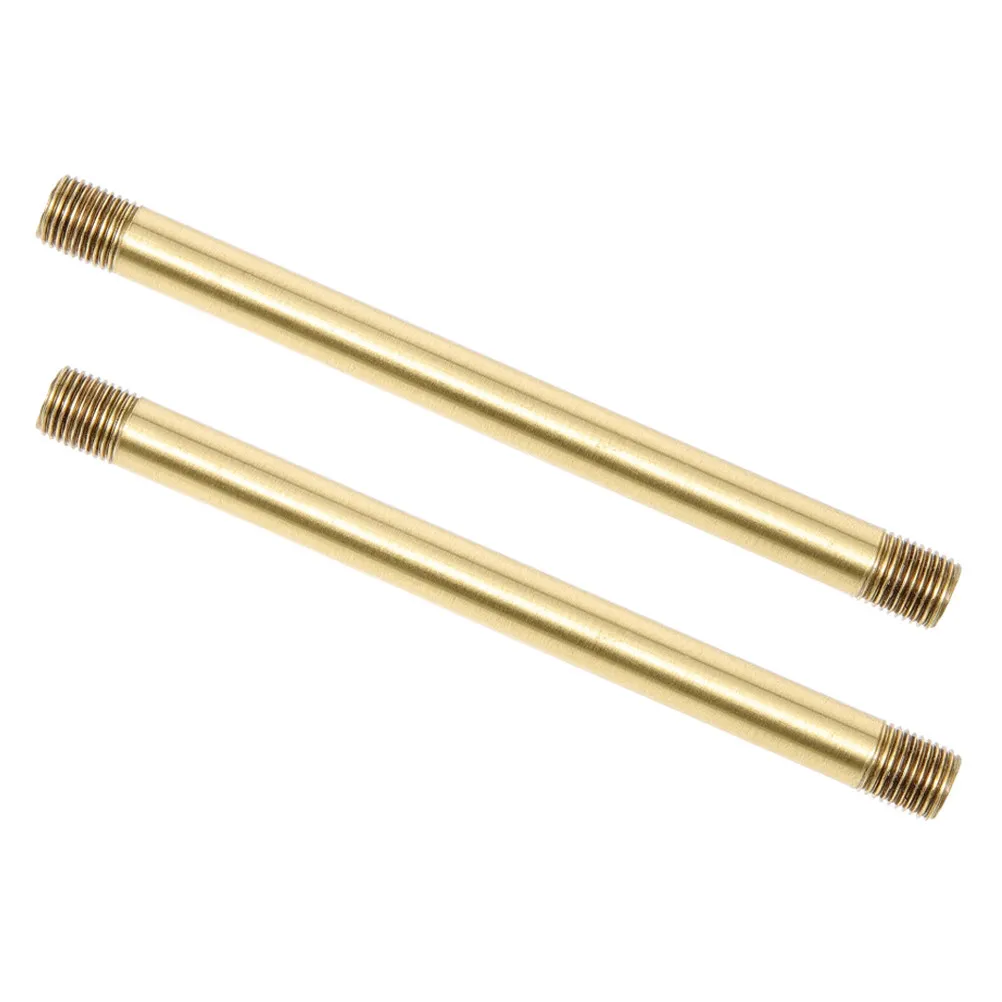 

2Pcs M10 Copper Lamp Stem Straight Tube for DIY Lighting Fixtures Wall Table Lamps Repair Hardware Components Lamp Downrod