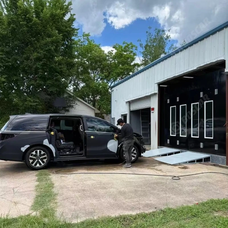 Professional Customized Paint Baking Room Electric/Heating Car Spray Booths for Auto Workshop Painting & Drying