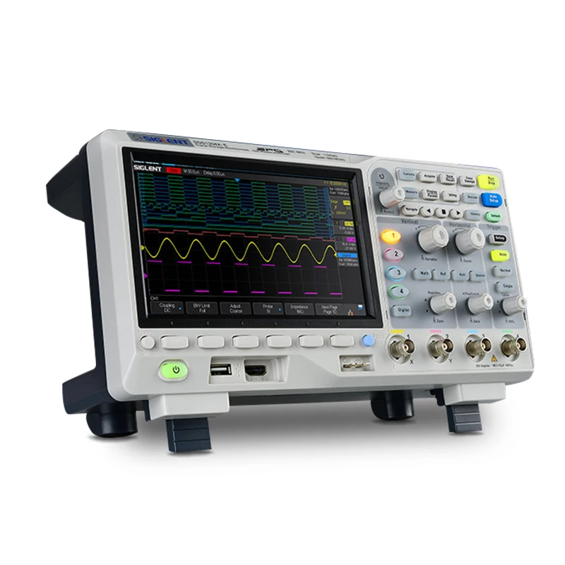 

Oscilloscope SDS1104X-E intelligent high-precision four-channel 200MHZ 7-inch high-definition fluorescent color screen