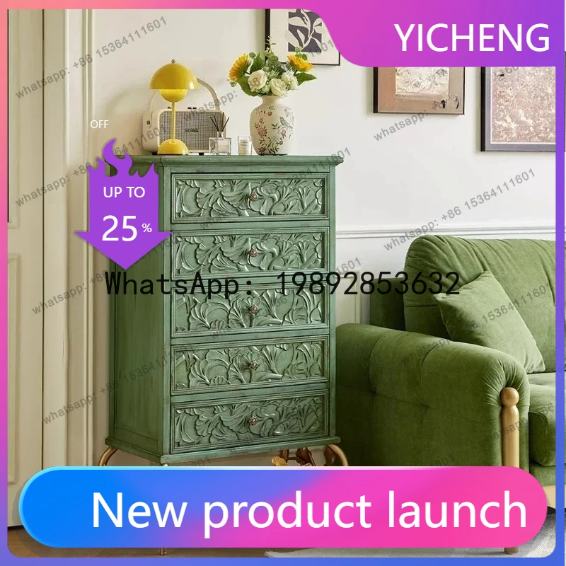 

DF Storage Living Room Cabinets Drawers Nordic Metal Accent Utility Bedroom Cabinet French European Woonkamerkasten Furniture