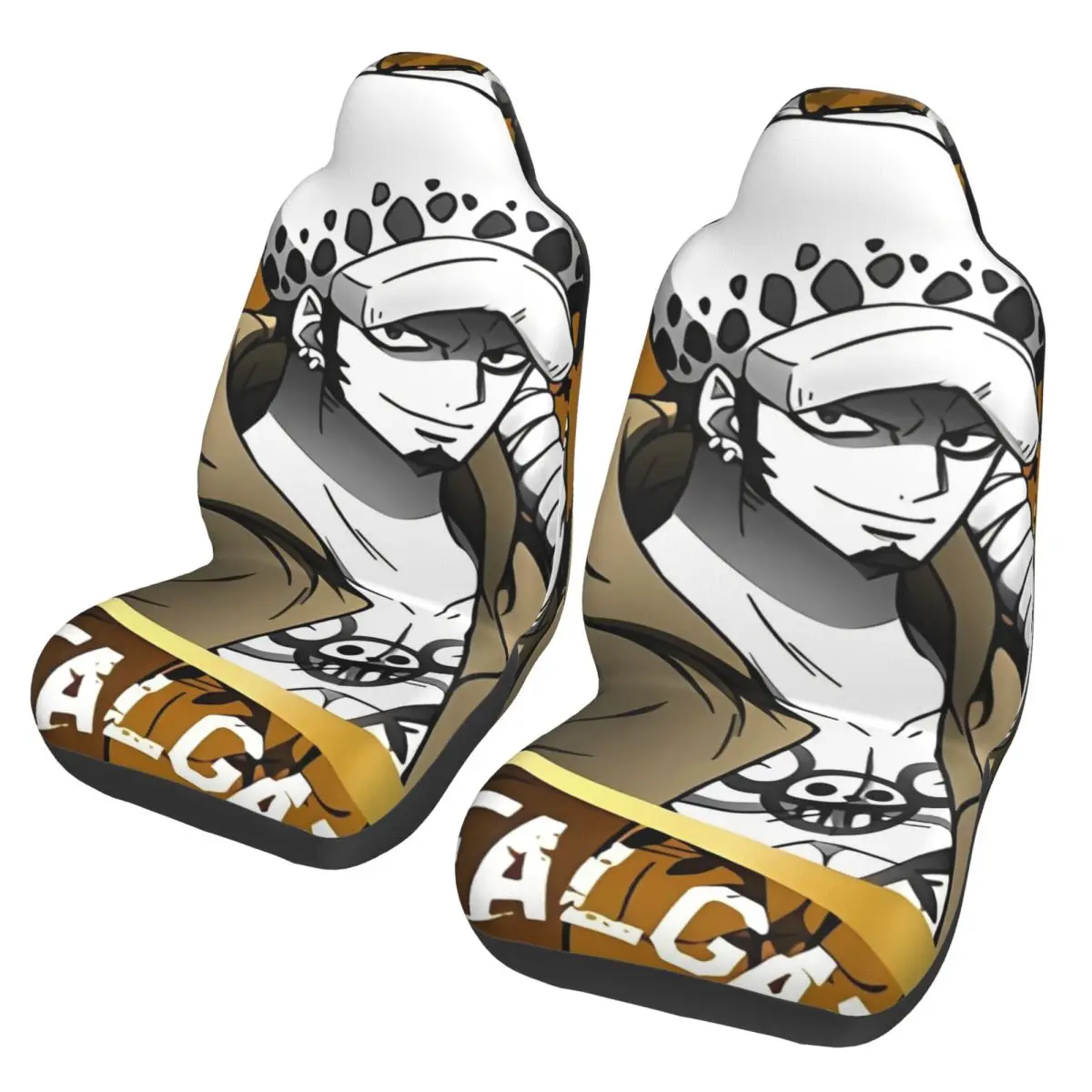 

Универсальный чехол для автомобильного сиденья One Piece Trafalgar D. Water Law, всесезонный, для внедорожников, из полиэстера, для рыбалки