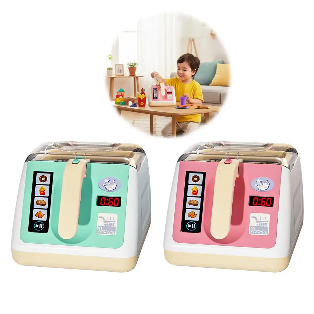 محاكاة المقلاة التظاهر لعبة تغيير لون الأطفال أجهزة الطبخ المنزلية الصغيرة دور المقلاة لعبة المطبخ O2q7