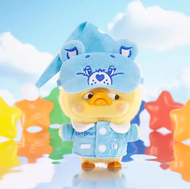Spot Annuying Duck Love Bear Co versión de marca encarnación pato arcoíris colgante de felpa caja ciega hecha a mano juego de moda Halloween