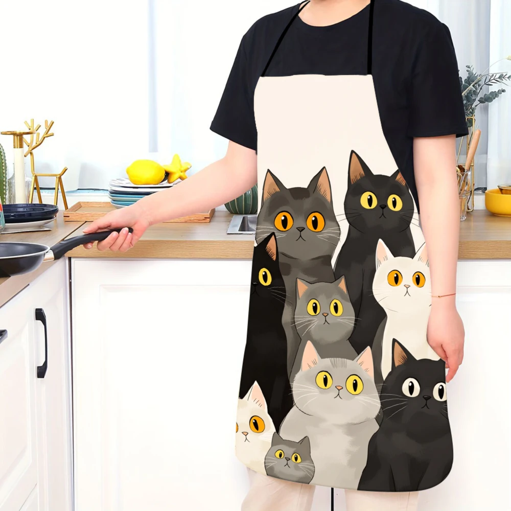 Grazioso Grembiule con Motivo - Home Cooking For Cats recensione e prezzo