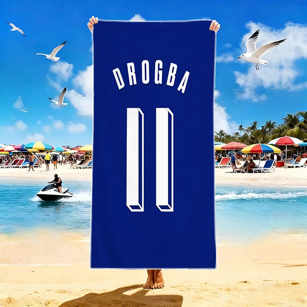 Oversized Beach Towel Large Bath Towel Microfiber Pool Accessory Blue Sport Gift Tropical Hammock Summer Vacation Travel for Men