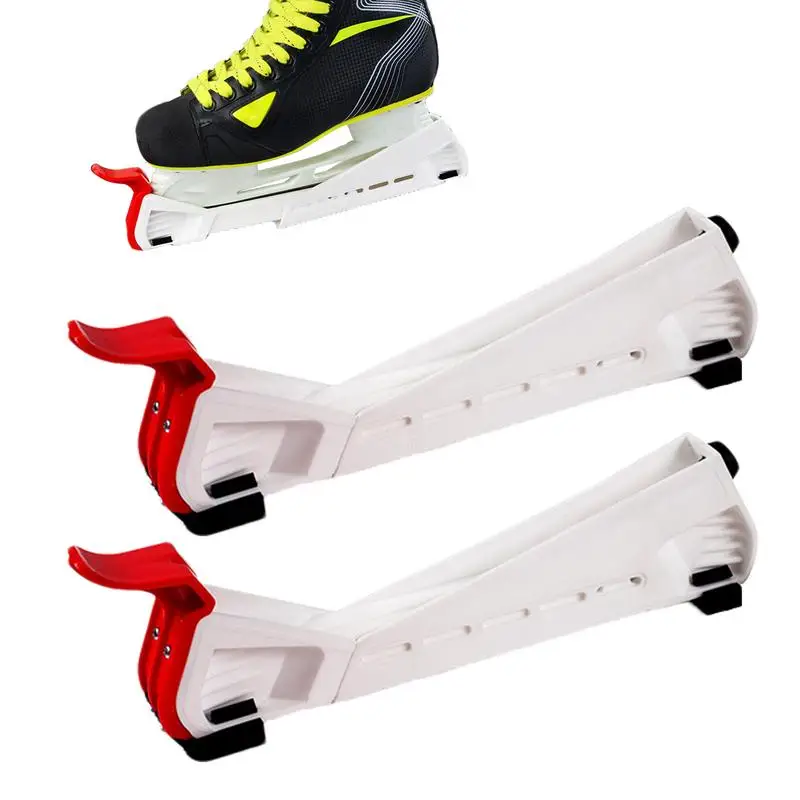 Fundas para zapatos de Hockey, 1 par, cubiertas antideslizantes para zapatos de hielo, accesorios ajustables para patines de Hockey sobre hielo, equipo de Hockey para caminar