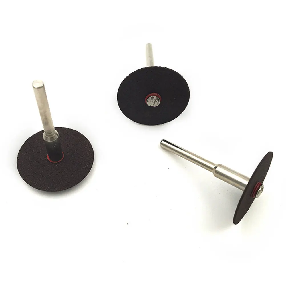 

75pcs Cutting Wheel Resin Cutting Slices Mini Slices for Metal Plastic ( 24mm Blades, 2.35mm Connecting Metal Rods)