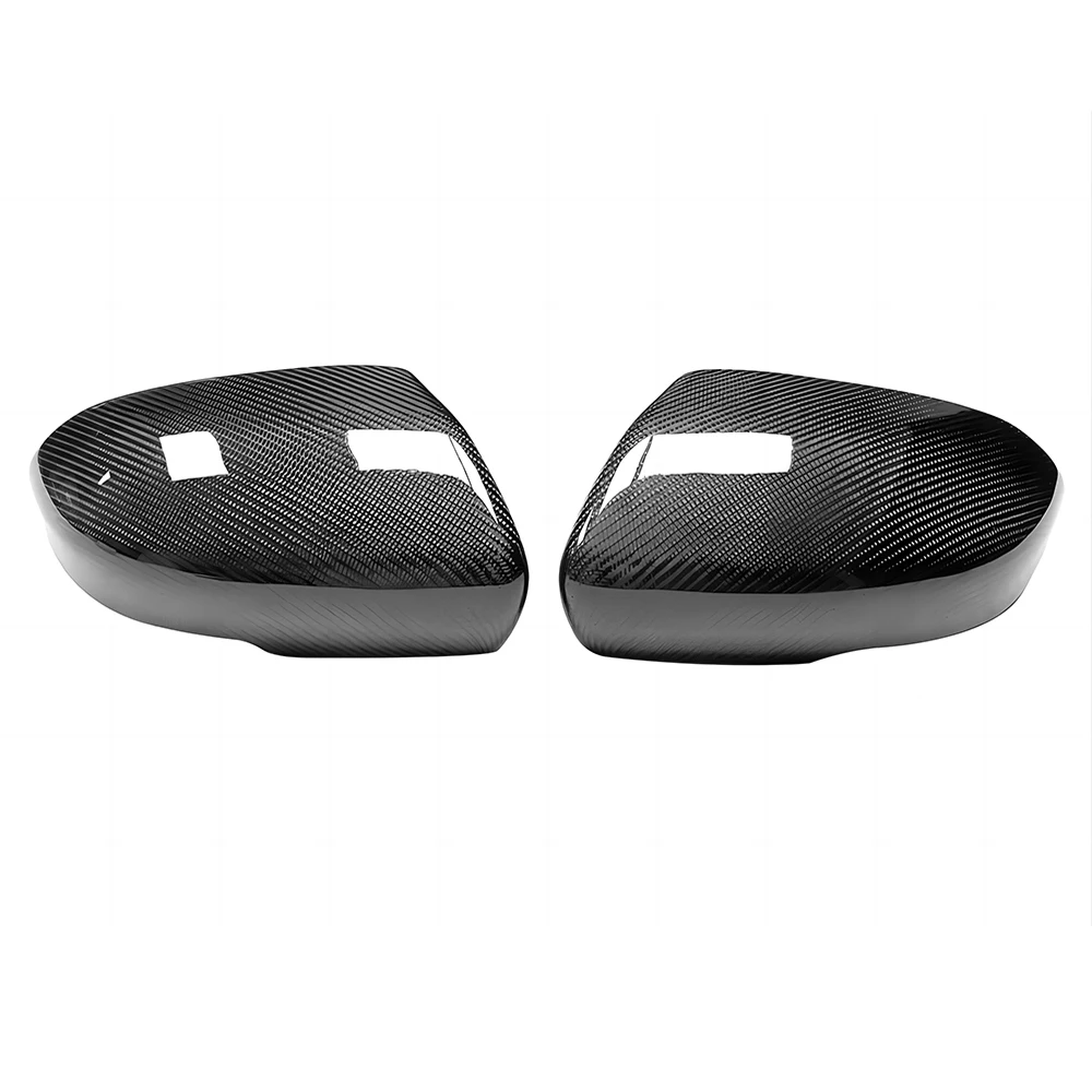 Replacement Rearview Side Mirror Covers Cap For 12-13 Range Rover Evoque Carbon Fiber Casing Shell