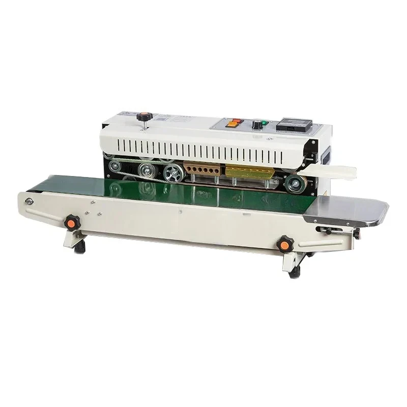 

Fully automatic horizontal bag sealing machine, continuous FR-900 plastic bag packaging belt sealing machine